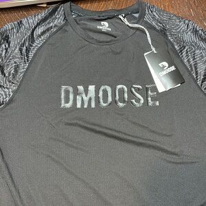 Black Raglan Short Sleeve Tee